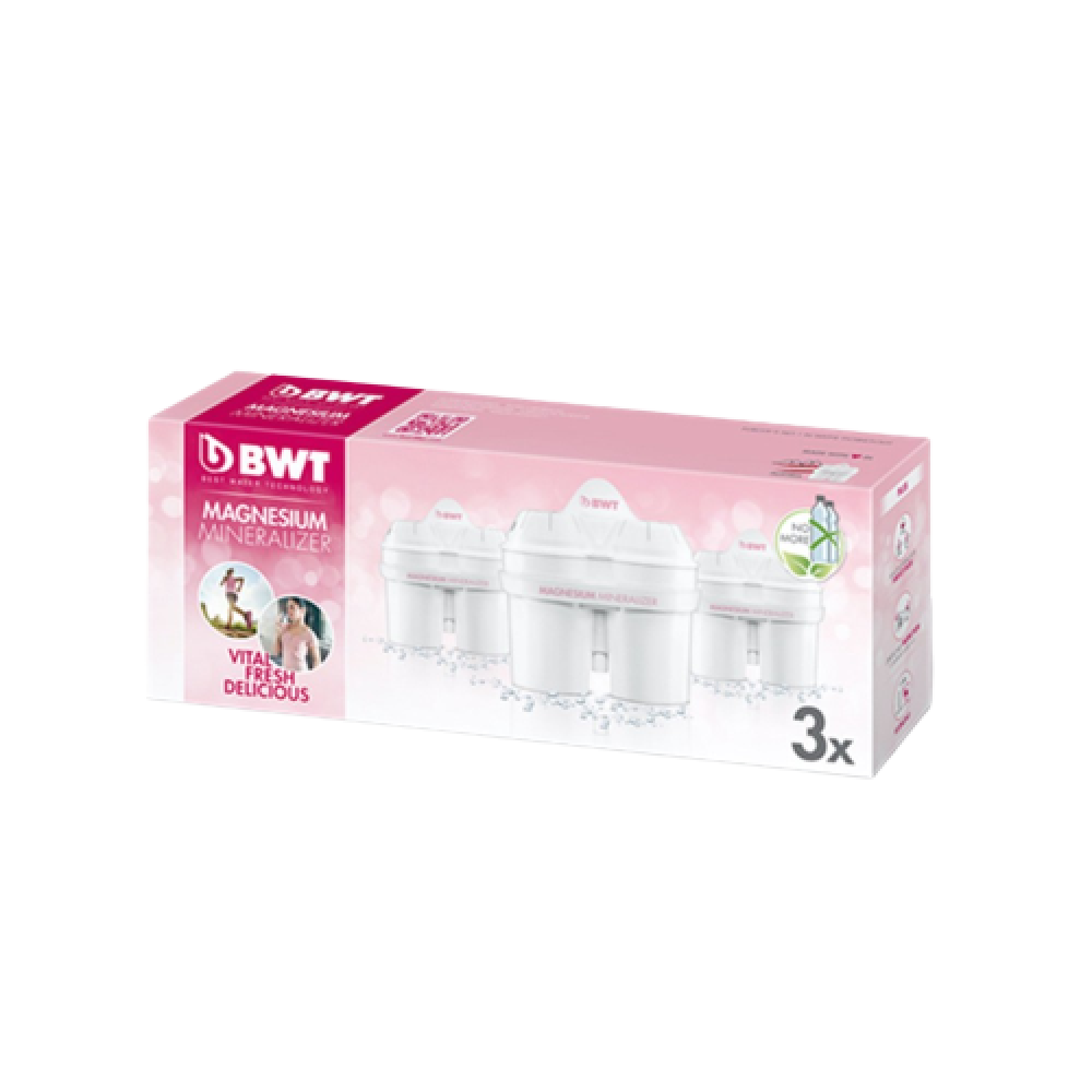 BWT VIDA 2.6 lt Analog magnezyum mineralli 3 adet Kartuş Filtreli su Arıtmalı Sürahi (815822) + (814133-B)